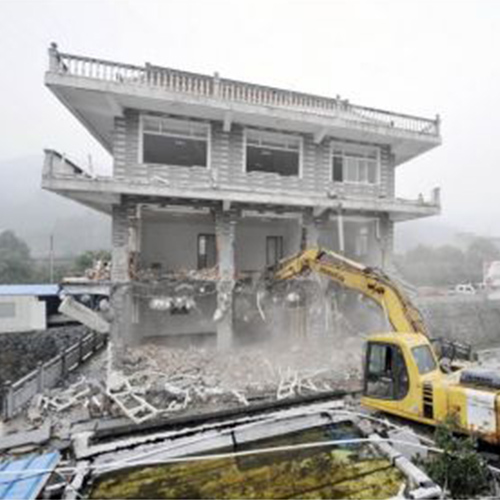 楼房拆除